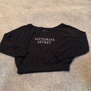 Victoria’s Secret pink black pajama shirt size small